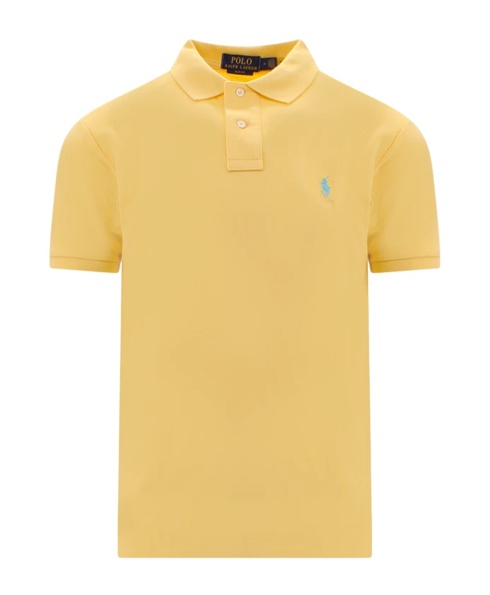 

Желтая мужская рубашка поло Polo Ralph Lauren, желтый