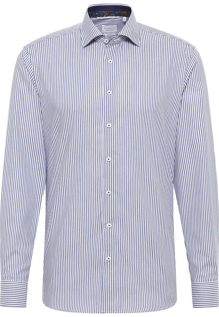 

Рубашка делового кроя Slim Fit ETERNA, темно-синий