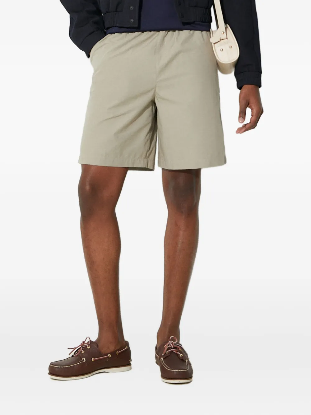 

Шорты из хлопкового поплина с вышивкой Fred Perry, нейтральный