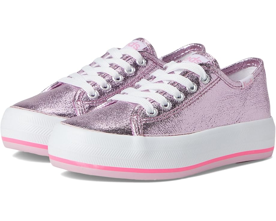

Кроссовки Keds Kids Triple Up Bottom Stripe, цвет Pink Metallic