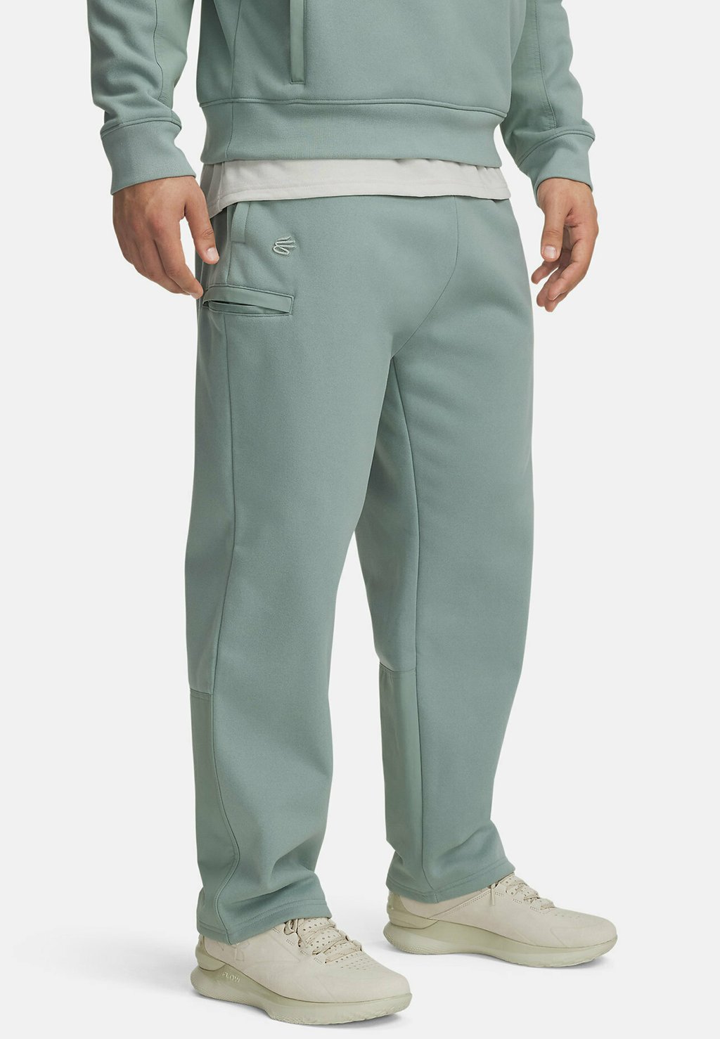 

Спортивные штаны CURRY DNA FLEECE Under Armour, зеленый
