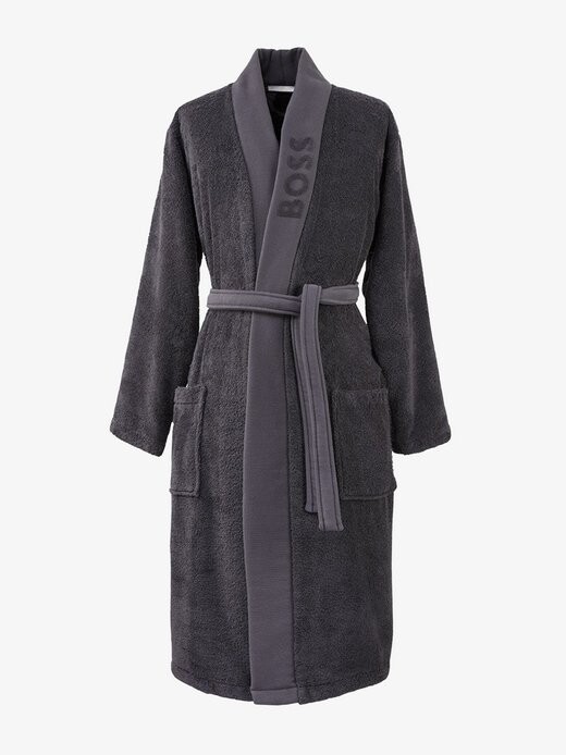 

Однотонный халат Hugo Boss Home, серый