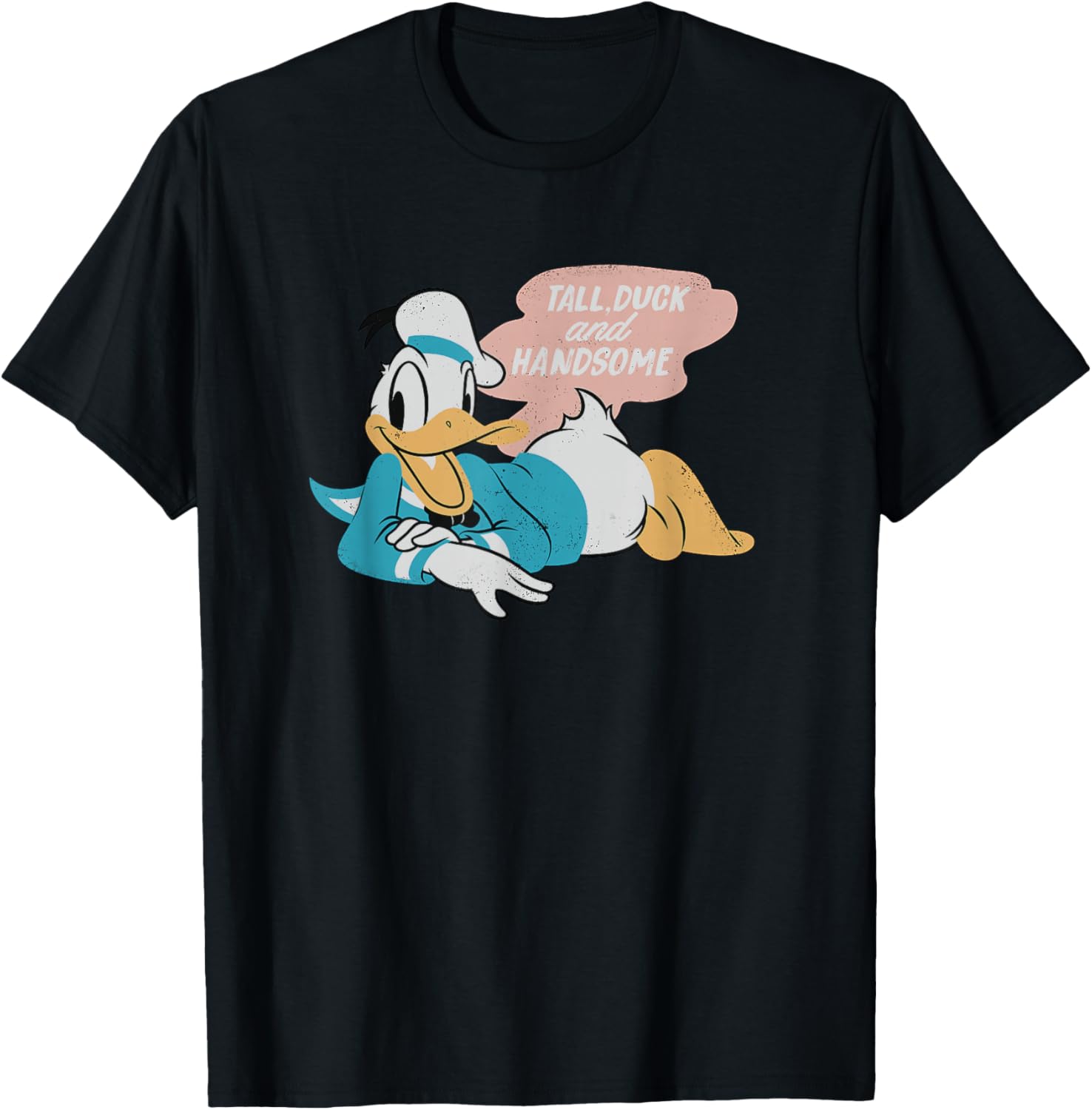 

Футболка Disney Mickey and Friends Donald Duck Tall Duck and Handsome, черная