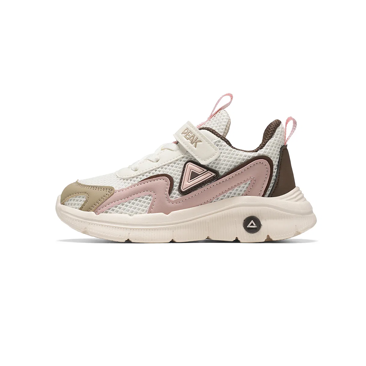 Детские кроссовки Outdoor Shoes PEAK бело-розовые
