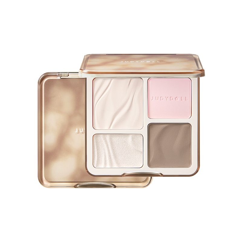 

Контурная помада-хайлайтер коллекционная палетка матовый тон кожи 9g Judydoll