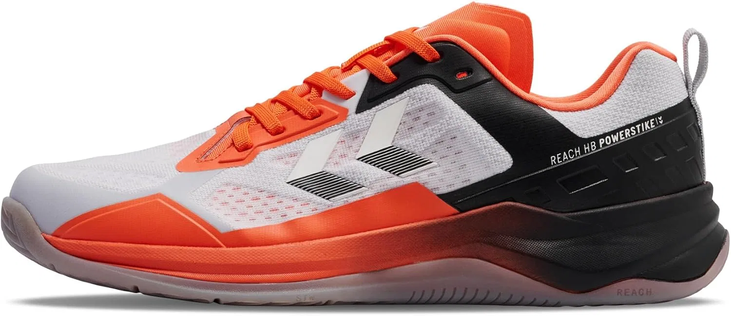 Кроссовки для гандбола Hummel Hb Powerstrike для взрослых, Black / Orange