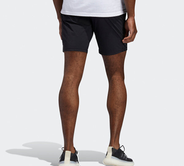 Шорты men's short 3s slim sports shorts black Adidas, черный — фото 4