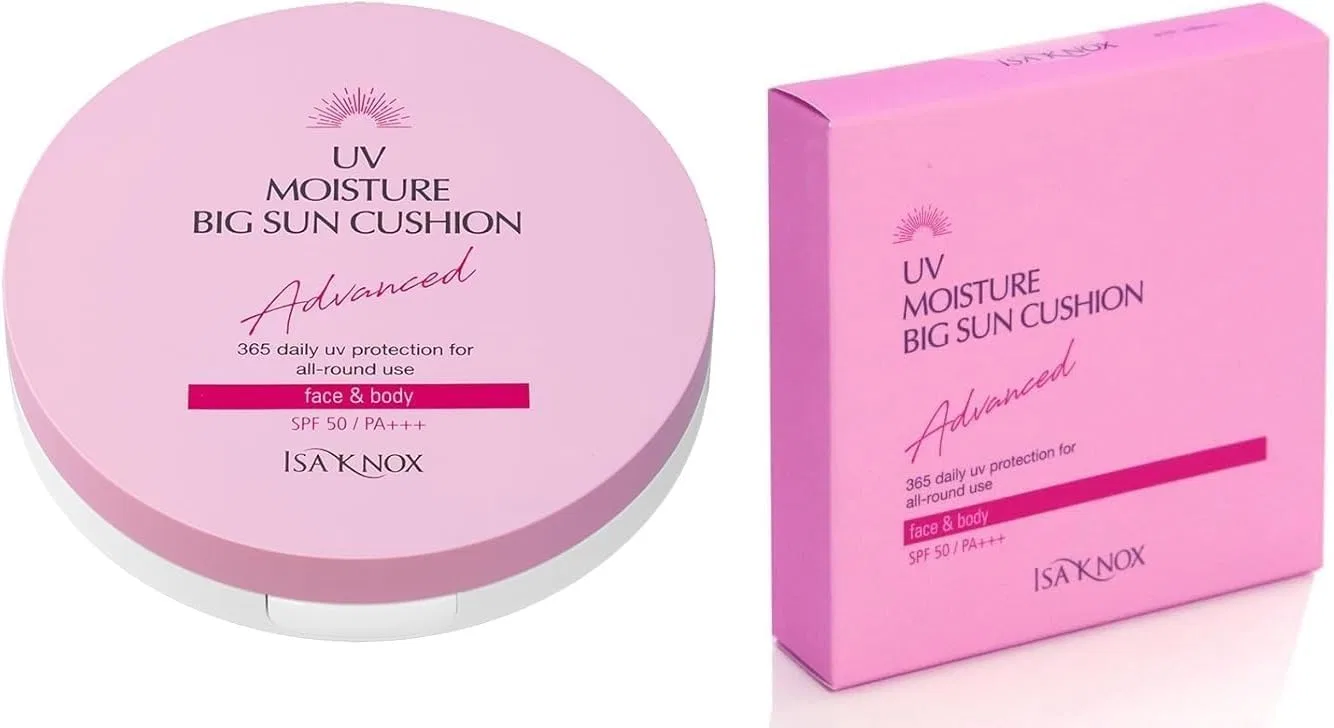 Солнцезащитный кушон ISAKNOX UV Moisture Big Sun Cushion 23 г SPF50 PA+++