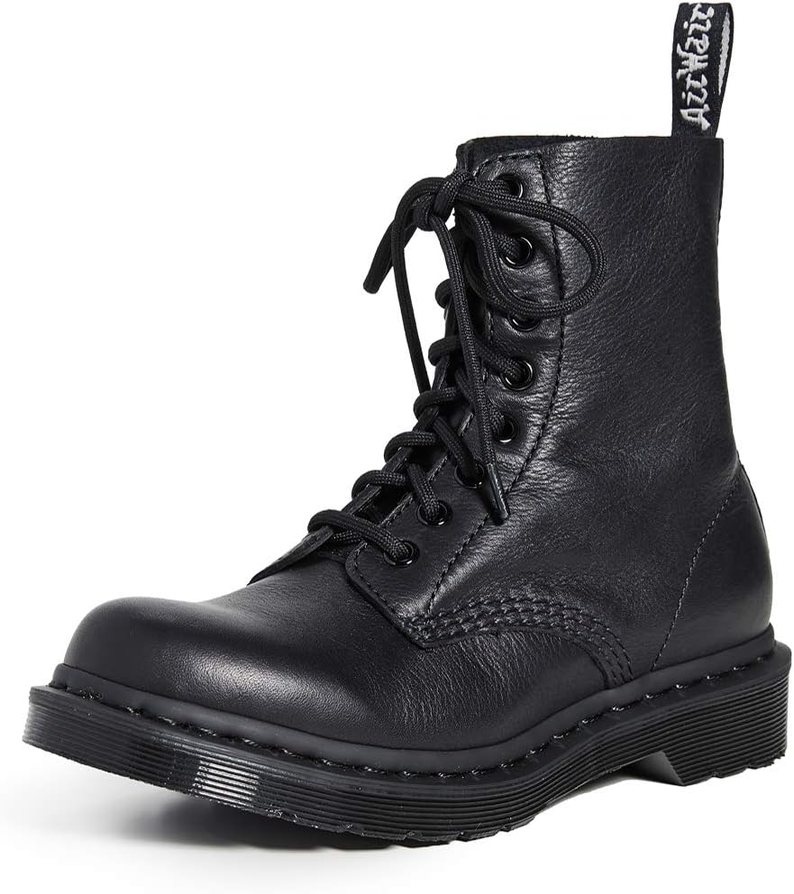 

Ботинки Dr. Martens для женщин Maple с молнией и стальным носком для легкой промышленности, черный