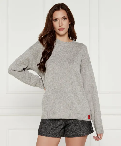 

Шерстяной свитер Маура Relaxed fit Max&Co., серый