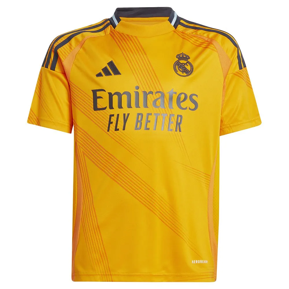 Футболка с коротким рукавом adidas Real Madrid 24/25 Away junior, желтый — фото 3