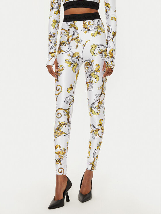 

Облегающие леггинсы 78HAC101 Versace Jeans Couture, белый