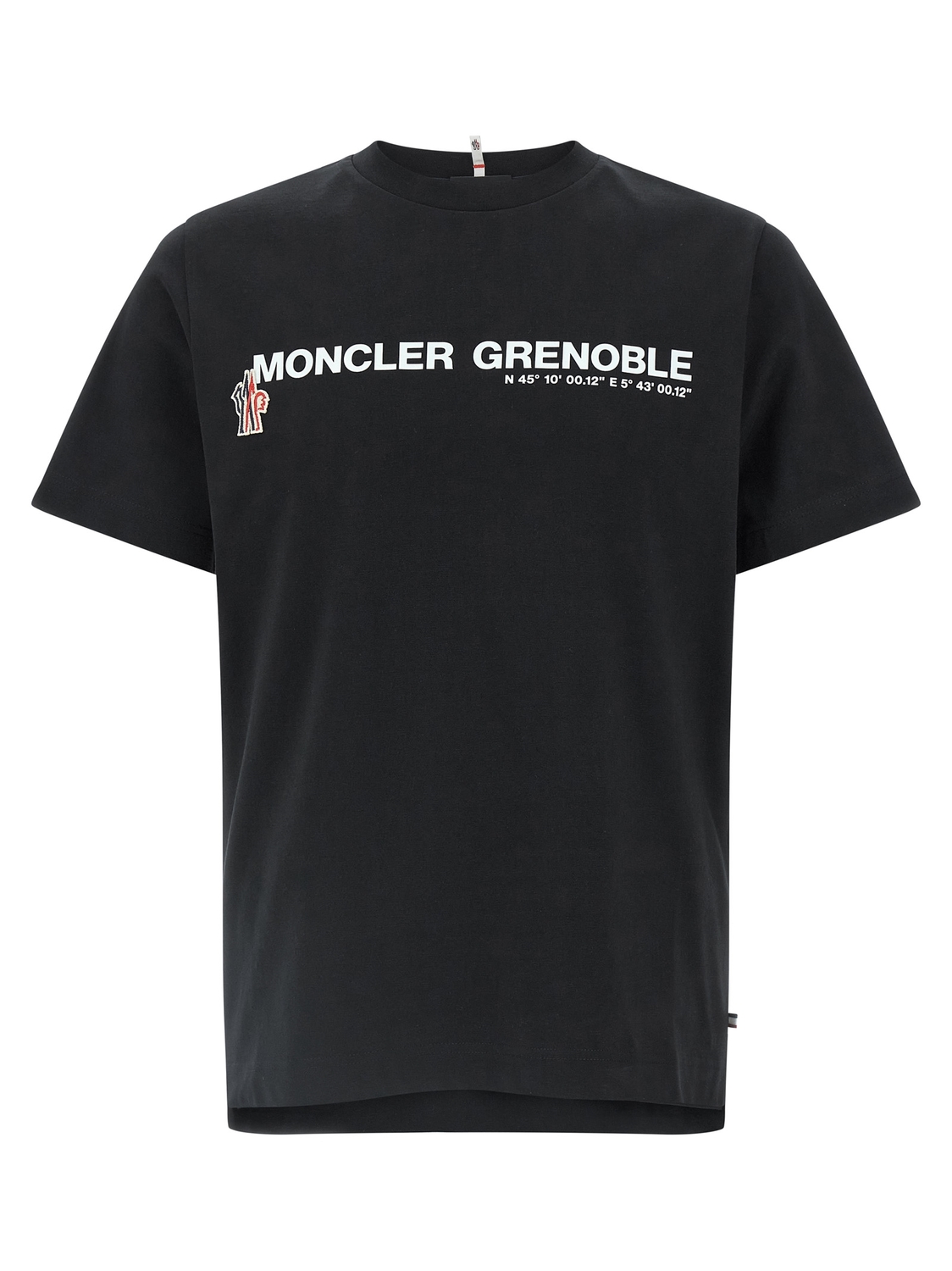 

Хлопковая футболка Moncler Grenoble, черный