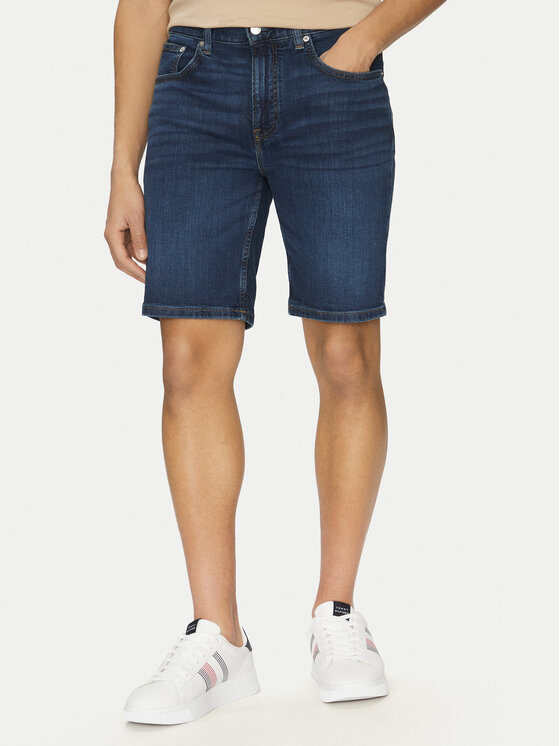 

Облегающие джинсовые шорты Brooklyn MW0MW39196 Tommy Hilfiger, синий