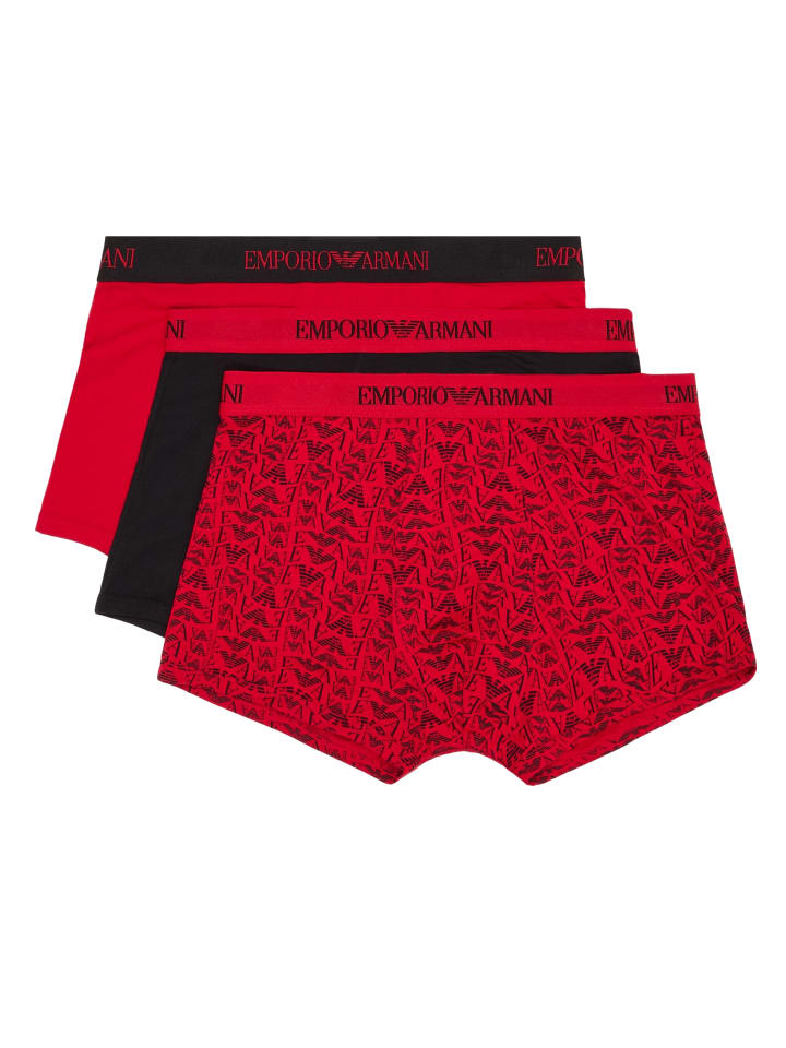 

Боксерские трусы Emporio Armani, красный