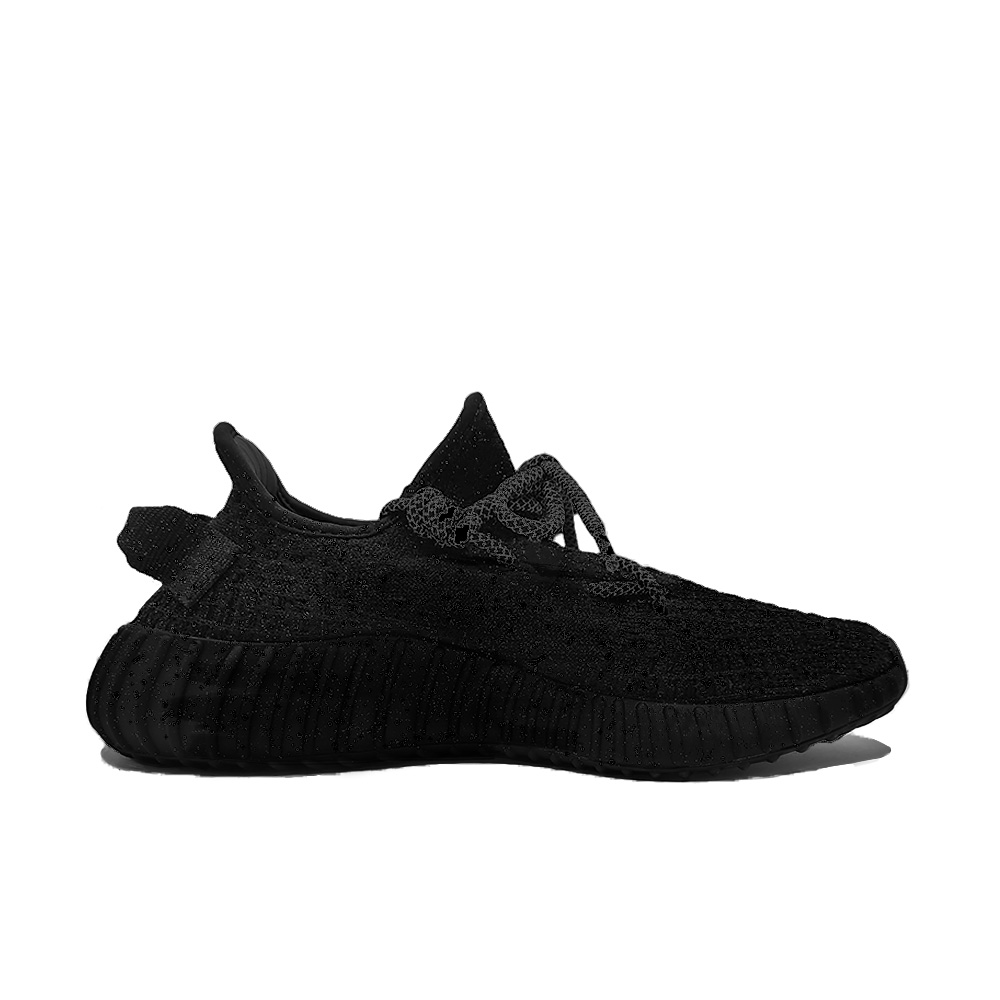 Adidas Originals Yeezy Boost 350 V2 повседневные кроссовки унисекс низкие бело-черные, цвет Black — фото 3
