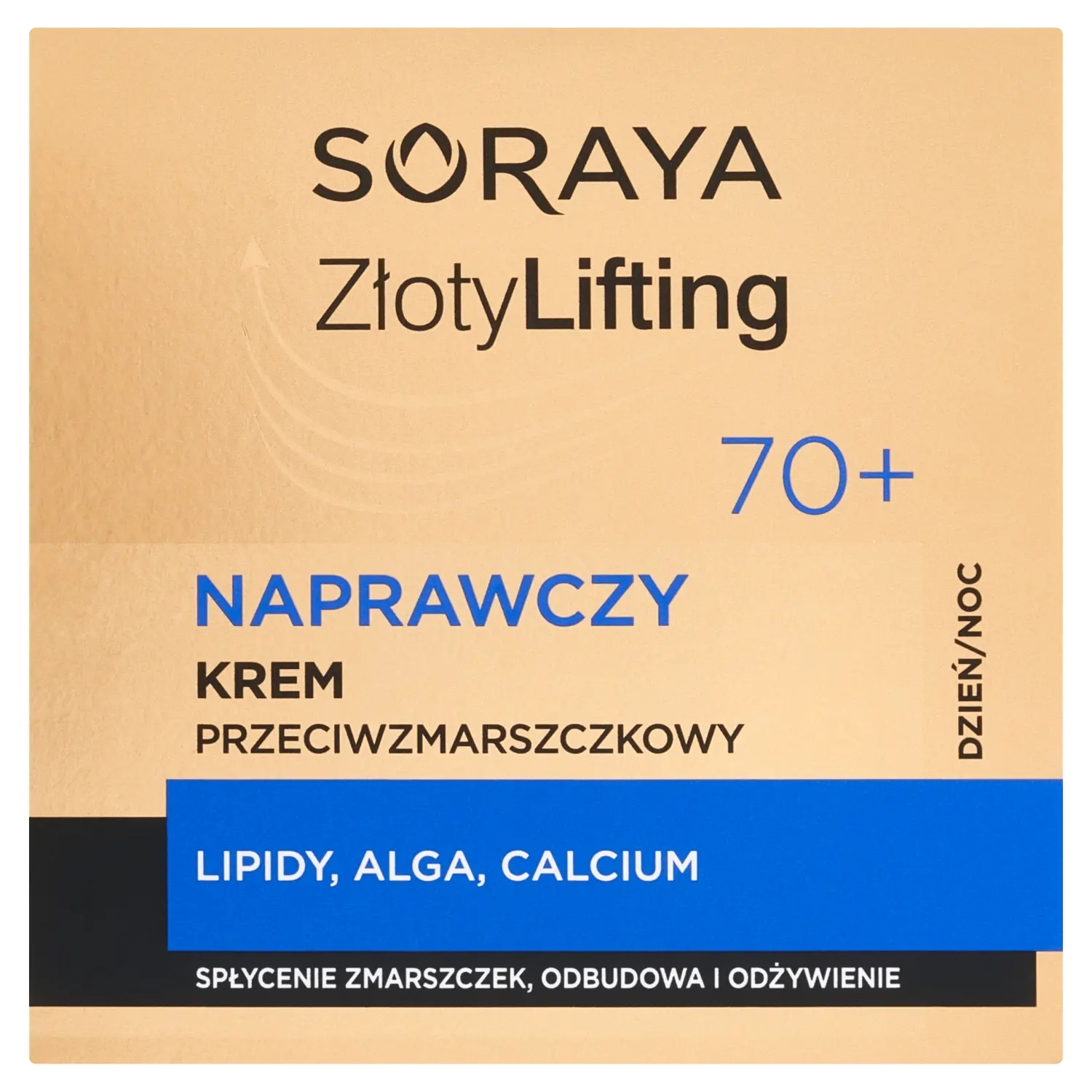 

Восстанавливающий крем для лица от морщин 70+ Soraya Złoty Lifting, 50 мл