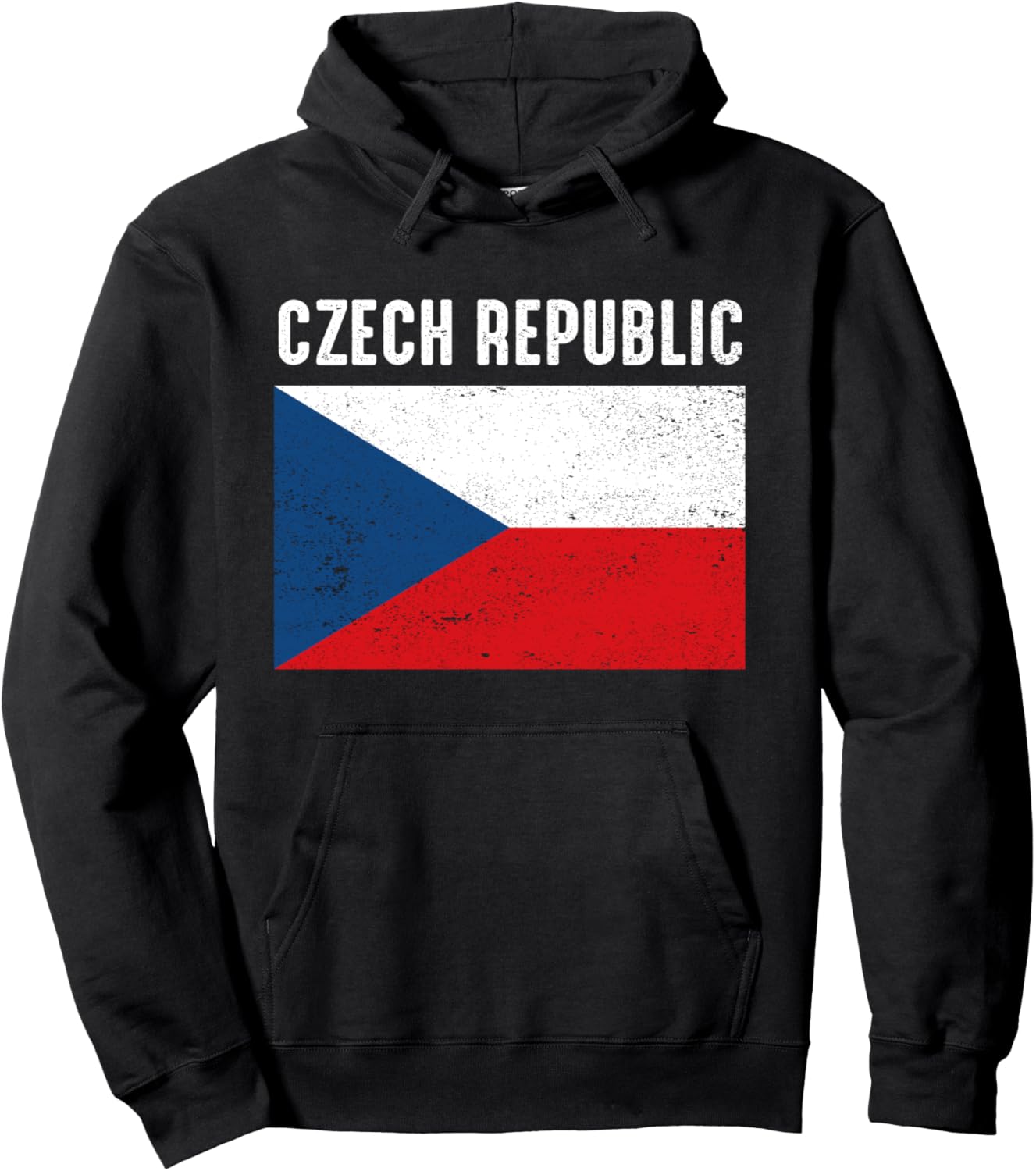 

Чешская Республика, толстовка с изображением чешского флага Czech Republic Czech Flag, черный