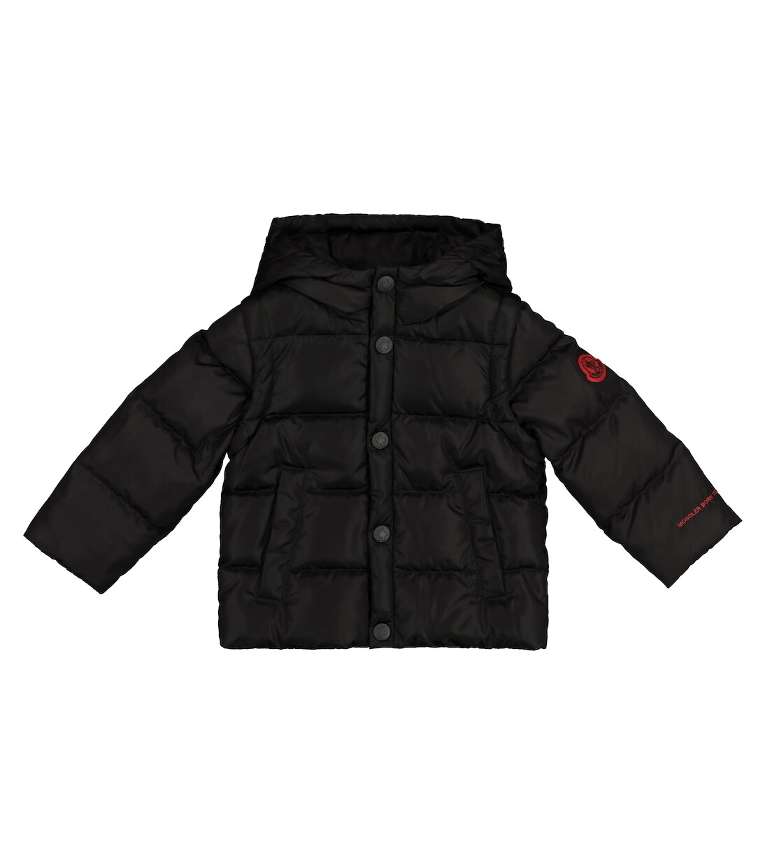 

Пуховик baby hasan Moncler Enfant, черный