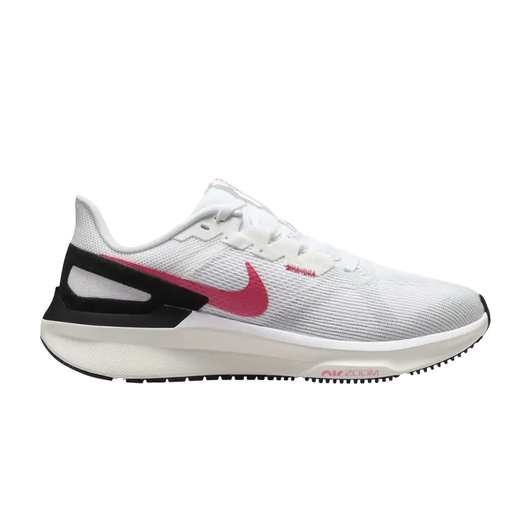 

Кроссовки Wmns Air Zoom Structure 25, цвет White Aster Pink Black