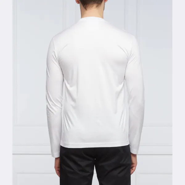 Облегающий крой с длинным рукавом Emporio Armani, белый — фото 3