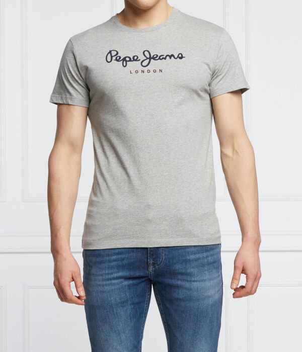 

Футболка мужская Pepe Jeans London с надписью, серый
