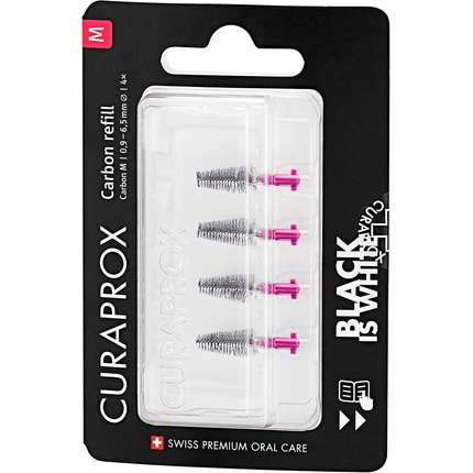 

Сменный стержень Black Is White Carbon M — упаковка из 4 шт Curaprox
