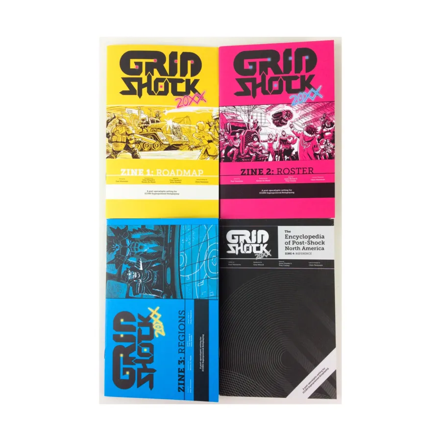 

Grid Shock 20XX Zines Set, Grid Shock 20XX, мягкая обложка