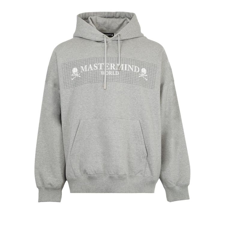 

Худи Mastermind Grid Hoodie 'Top Grey', серый