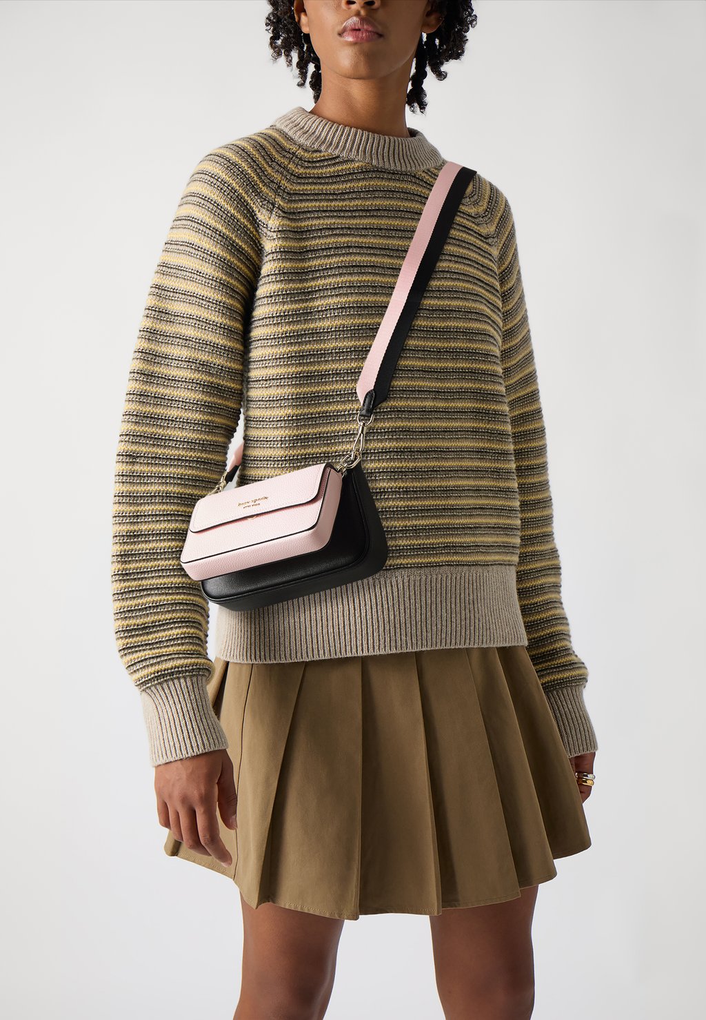 

Сумка через плечо DOUBLE UP COLORBLOCKED CROSSBODY kate spade new york, светло-розовый