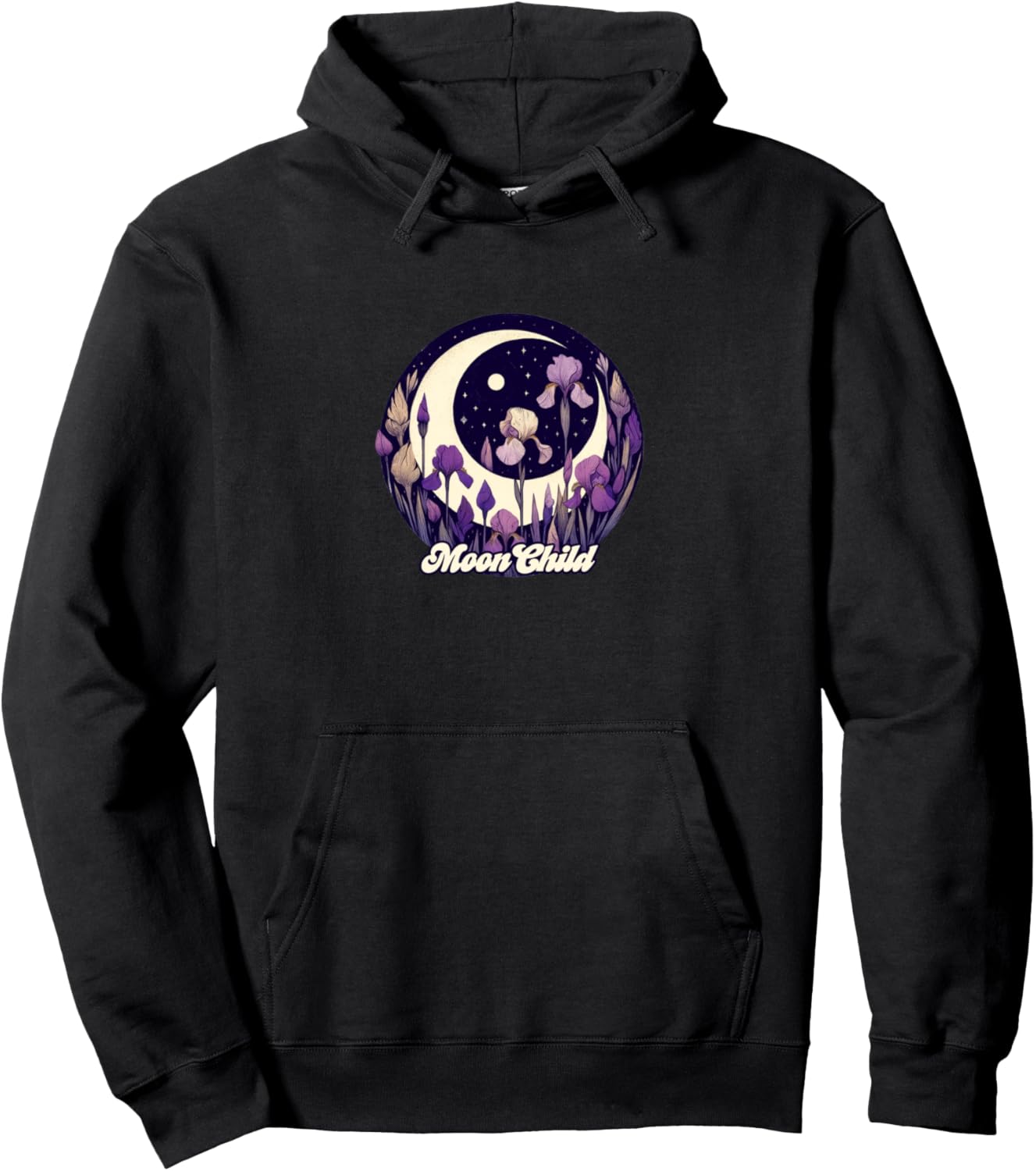 

Толстовка MoonChild Crescent Moon Moon Child Bubb, черный