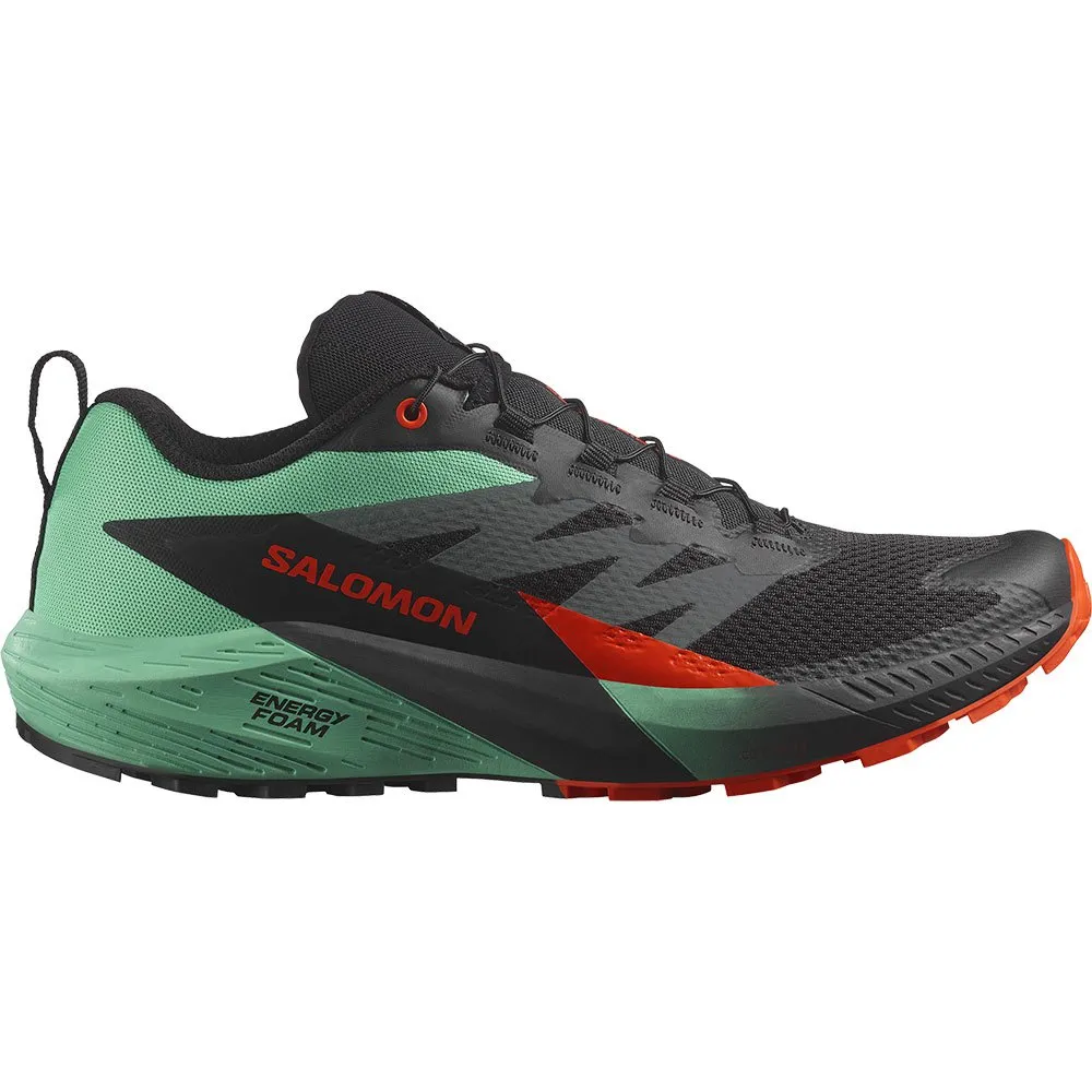 

Походные беговые кроссовки Salomon Sense Ride 5, зеленый/черный