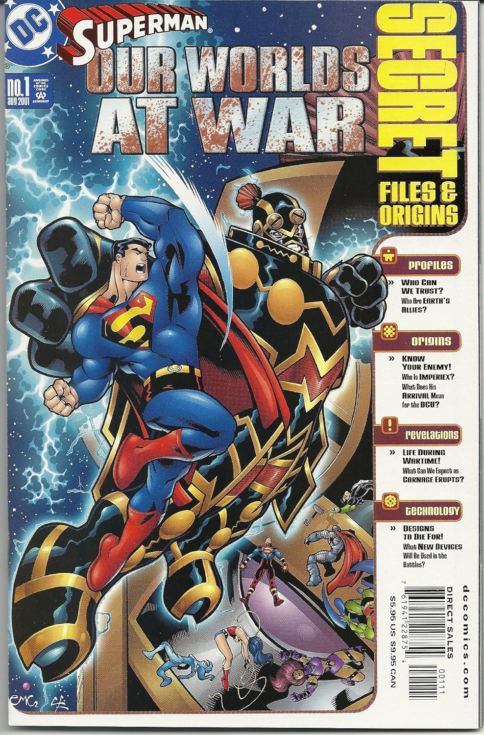 

SUPERMAN: OUR WORLDS AT WAR SECRET FILES AND ORIGINS: #1 (August 2001) (DC)