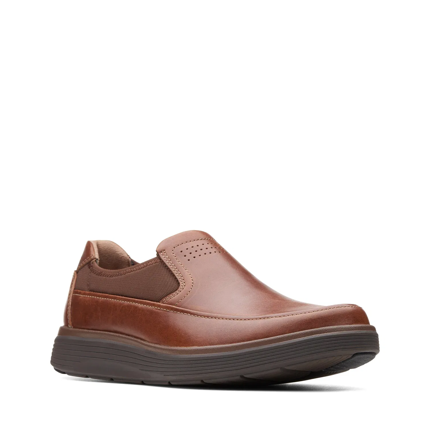 Туфли-лоферы из кожи Clarks Un Abode Go, коричневый — фото 2