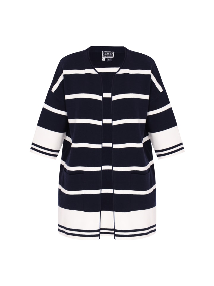 

DreiMaster Женский кардиган в сине-белую полоску