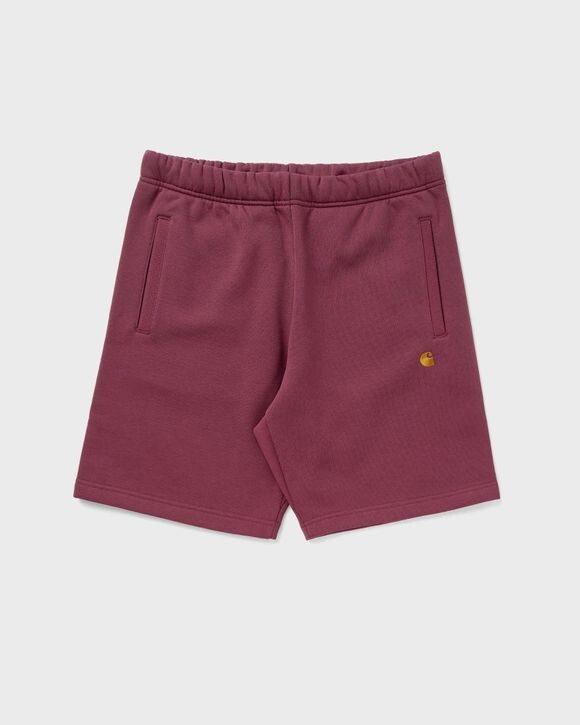 

Шорты Carhartt Wip Chase Sweat Short, цвет dusty fuchsia / gold