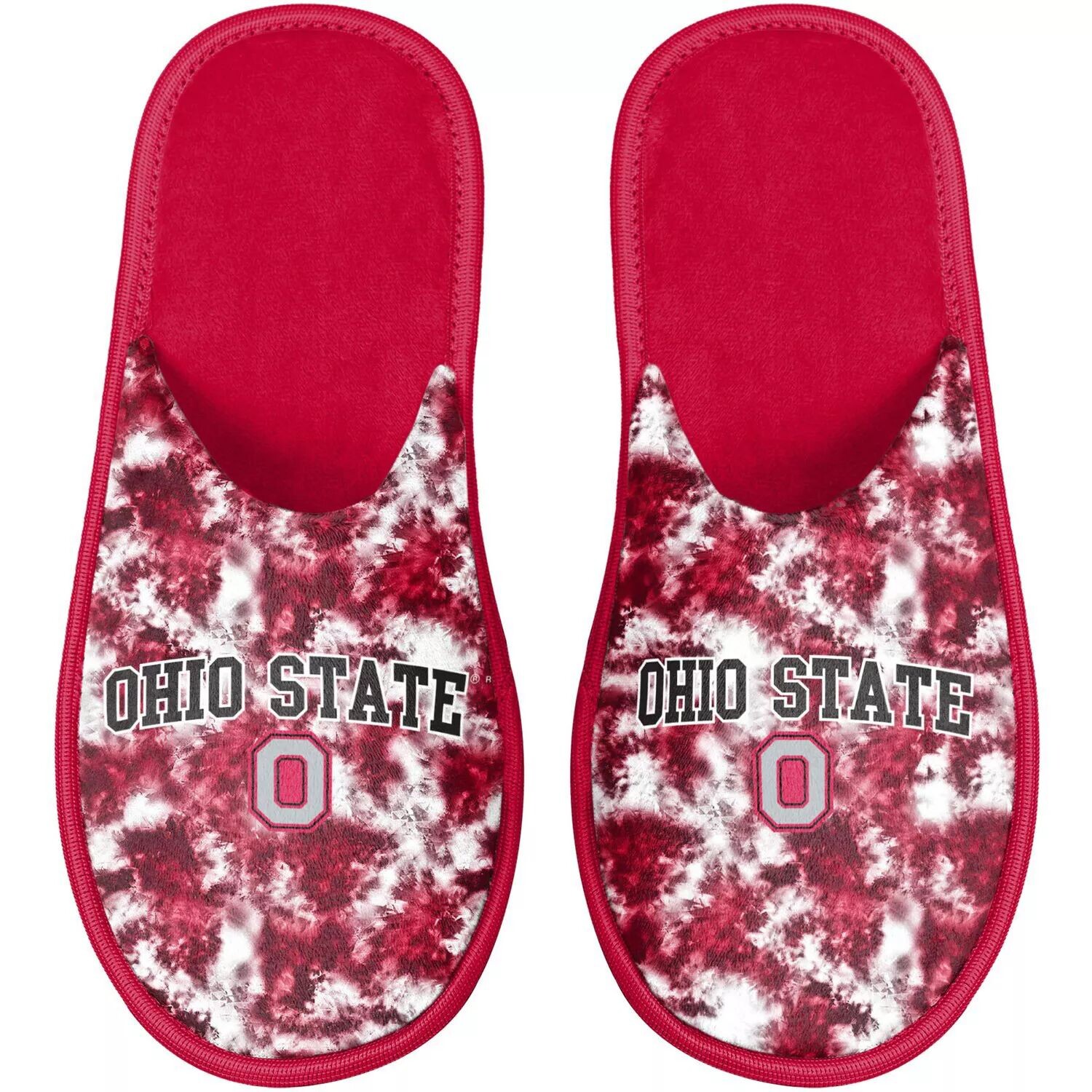 Женские тапочки с логотипом FOCO Ohio State Buckeyes