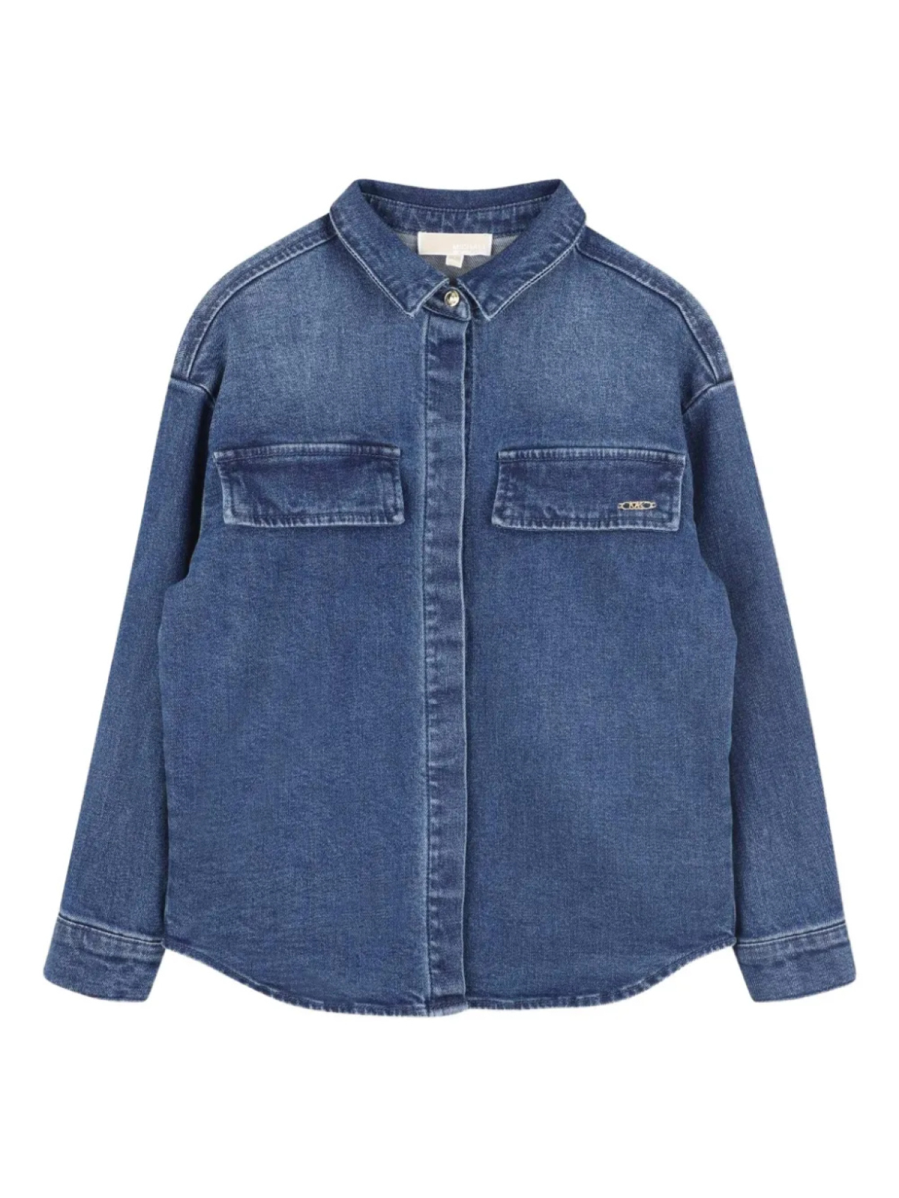 

Michael Kors Kids джинсовая рубашка, синий