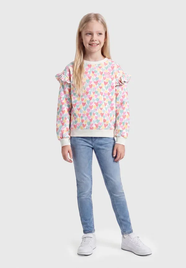 Толстовка The New Society Anis hearts print, разноцветная
