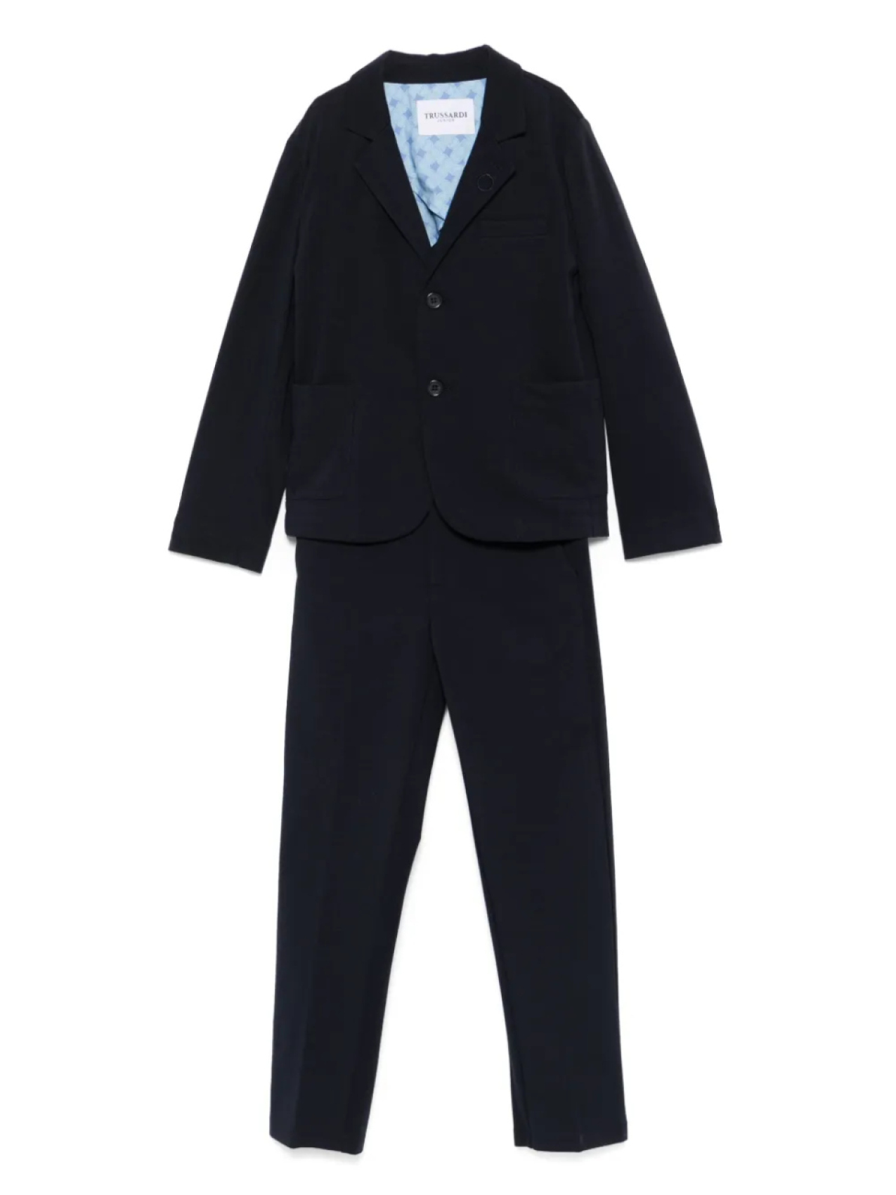

TRUSSARDI JUNIOR костюм с однобортным пиджаком, синий
