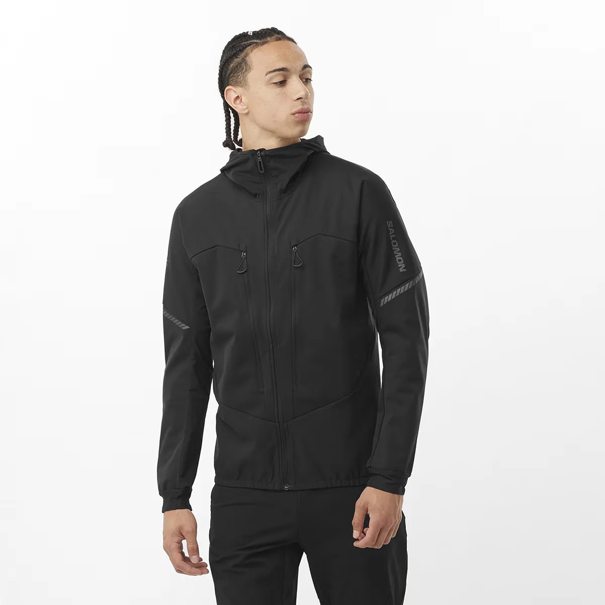 

Мужская куртка Mtn Softshell M Salomon, чёрный