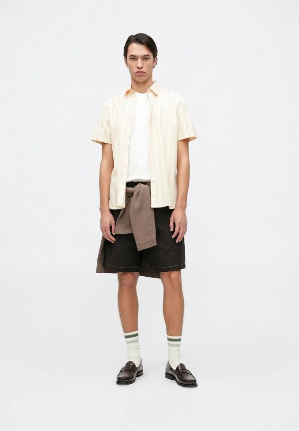 Рубашка кремового цвета Lacoste, Off-White — фото 2