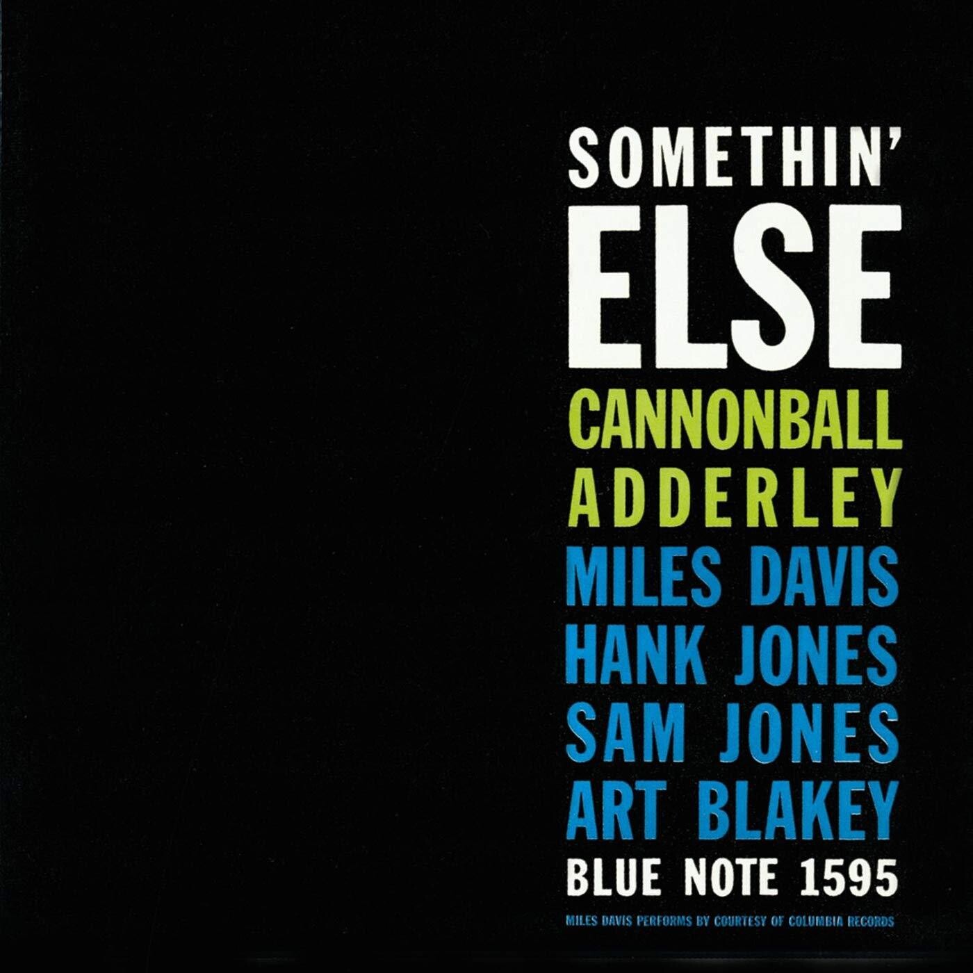 

Виниловая пластинка Adderley, Cannonball - Somethin Else