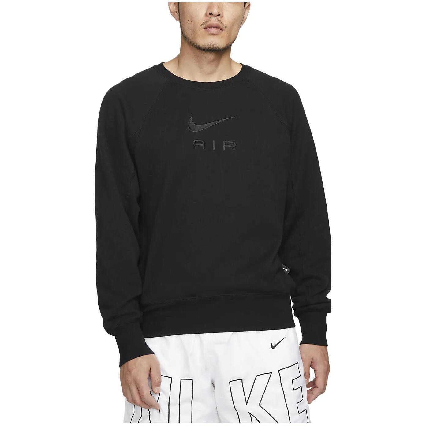 Спортивная одежда Air French Terry Crewneck Азиатские размеры Nike, темно-серый — фото 4
