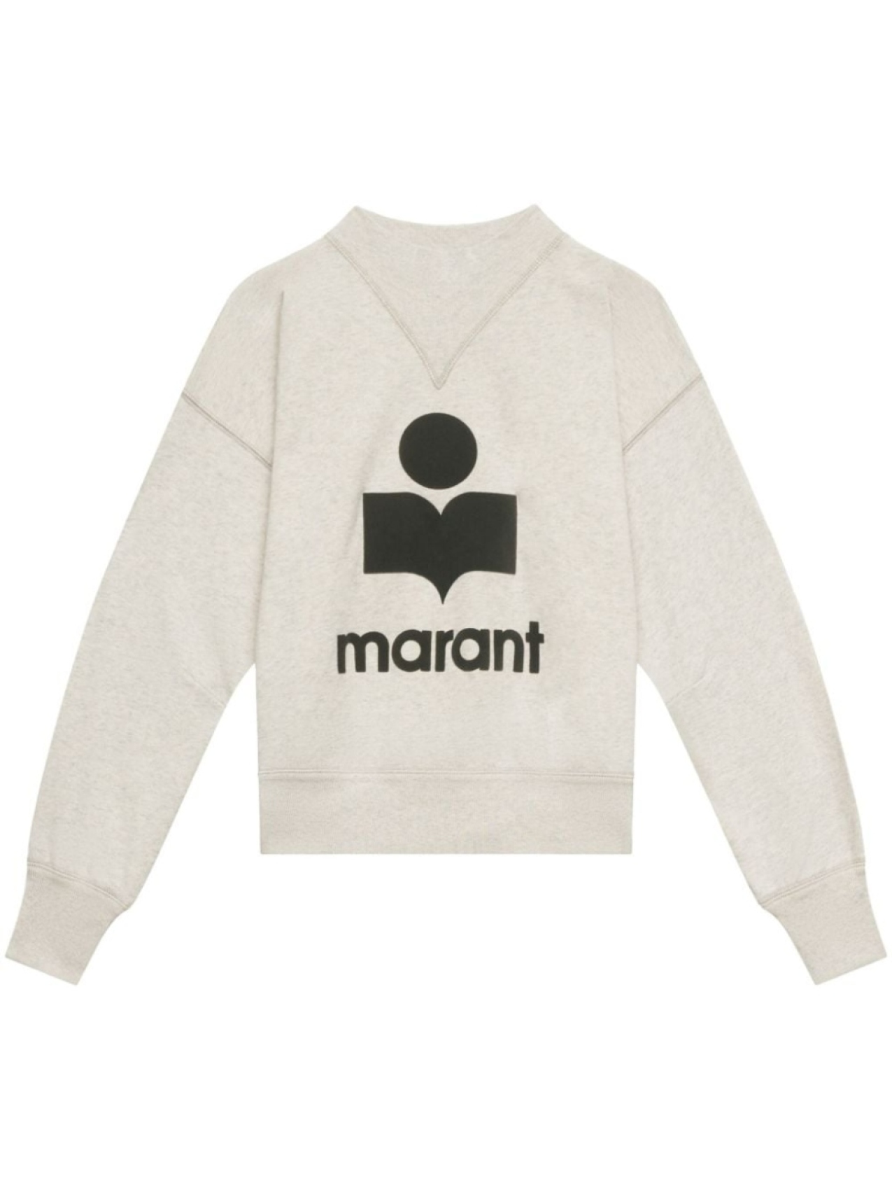 

MARANT ÉTOILE толстовка Moby с логотипом, нейтральный цвет