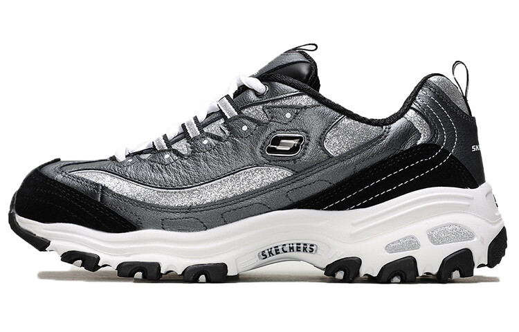 

Skechers D"Lites 1.0 Lifestyle Shoes Women's Low-top Black/Sliver