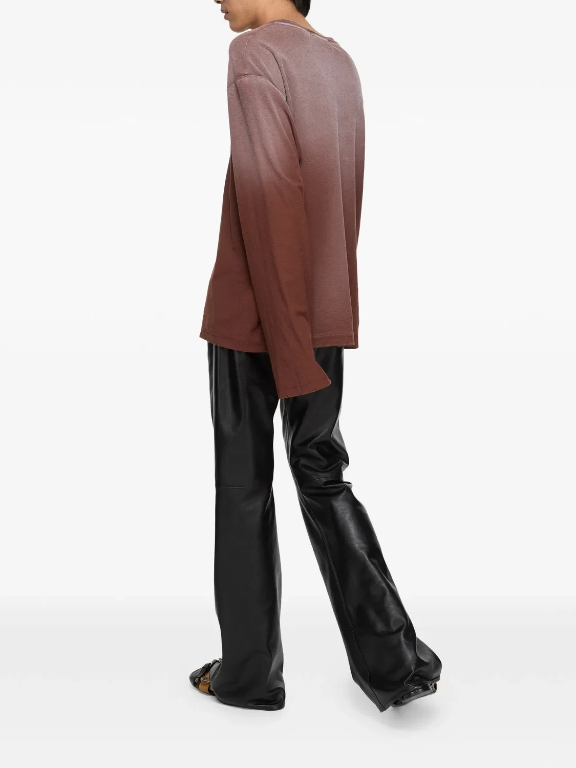 Лонгслив с логотипом Acne Studios — фото 3