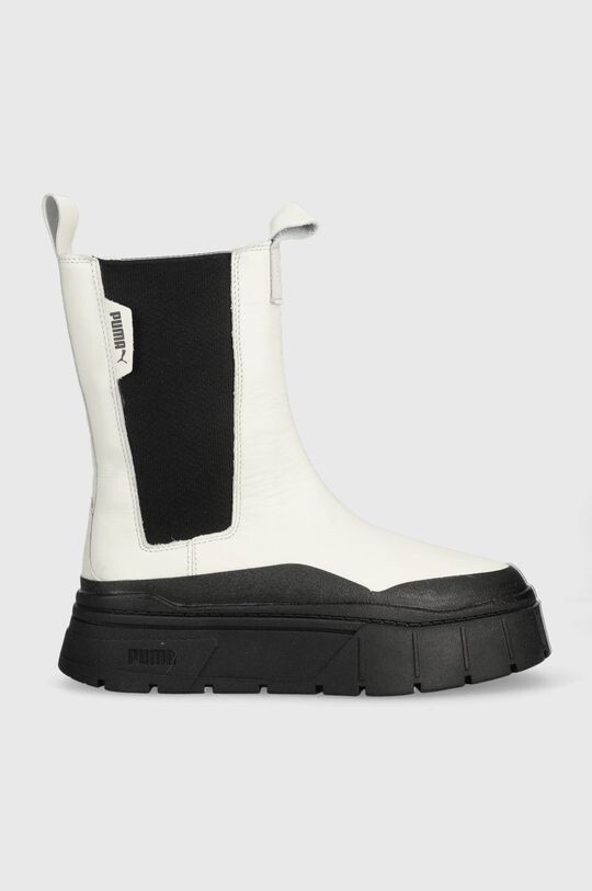 

Кожаные ботильоны Mayze Stack Puma, белый