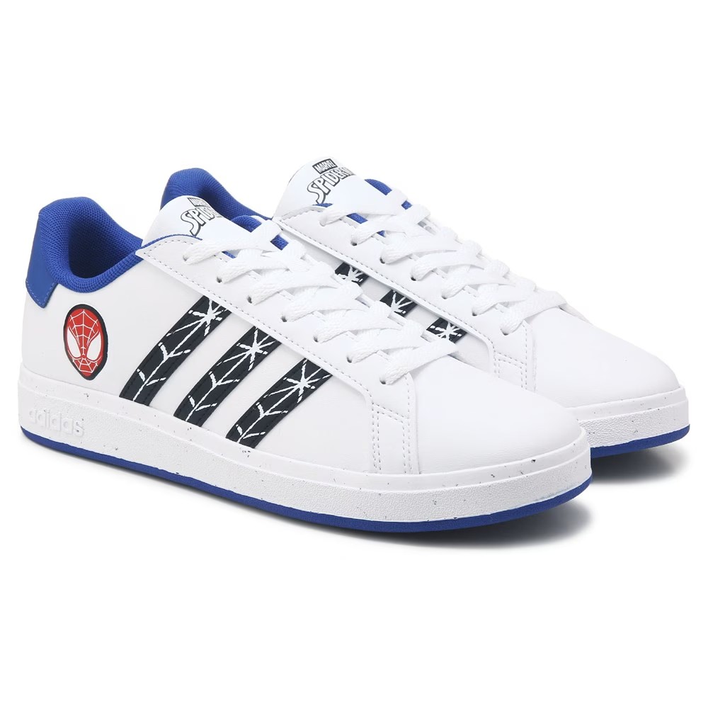 

Кроссовки Marvel Grand Court 2.0 Big Kids Adidas, белый
