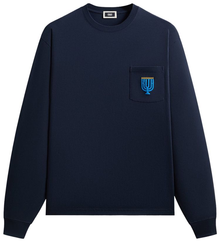 

Футболка с длинными рукавами Kith Hanukkah Stained Glass, черный